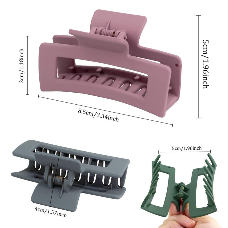 2022 New Acrylic Hair Accessories Periwinkle Hair Clips Side Clips Fresh Girl Bangs Clip Headdress Girl Hair Clip