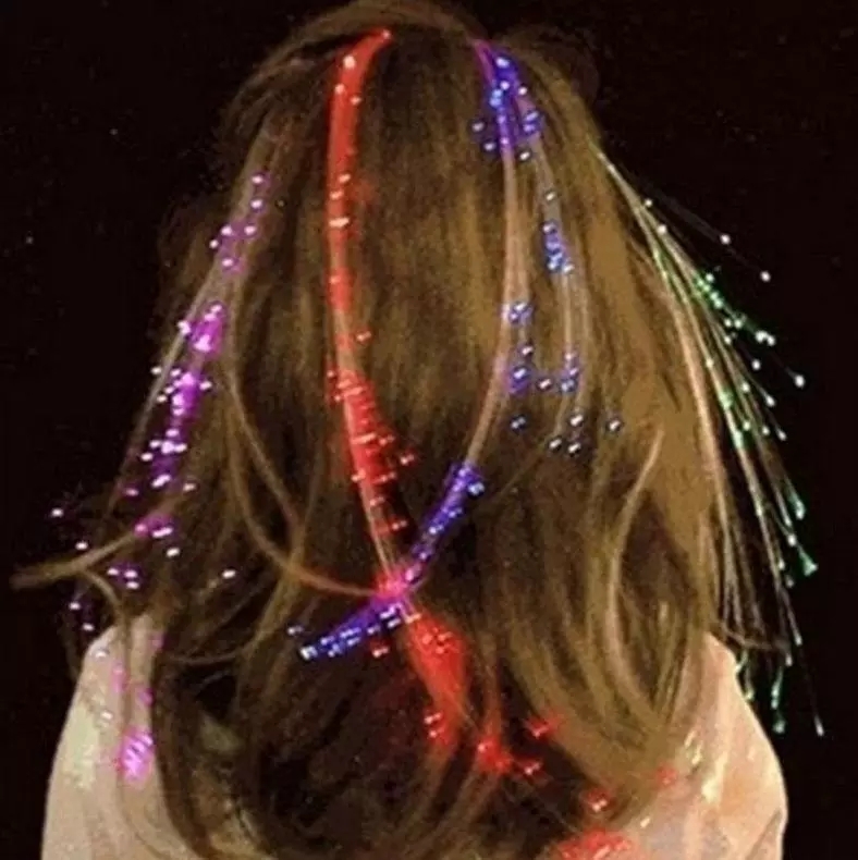 LED Luminous Tresses Hairpins Novelty Hair Accessories for Girls Children's Show Leading Toys Butterfly Party Gifts