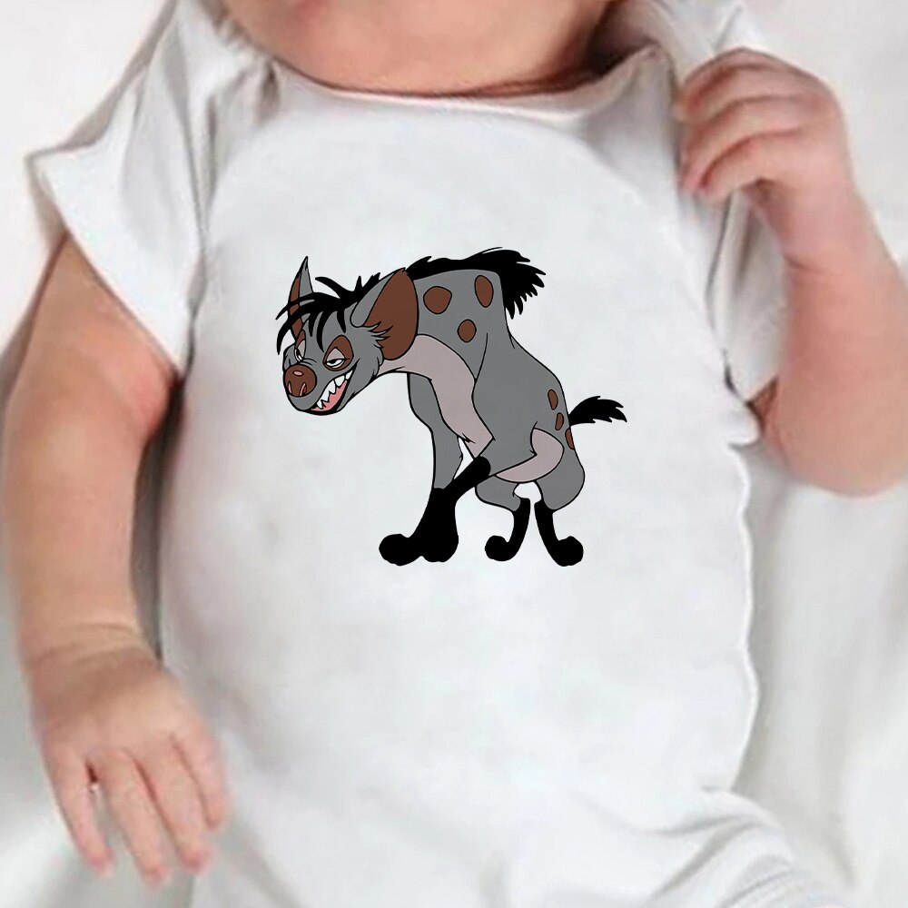 Baby Romper Cartoon The Lion King Kawaii Simba Fashion Toddler Clothes Harajuku Short Sleeve Newborn Bodysuit Infant Jumpsuits