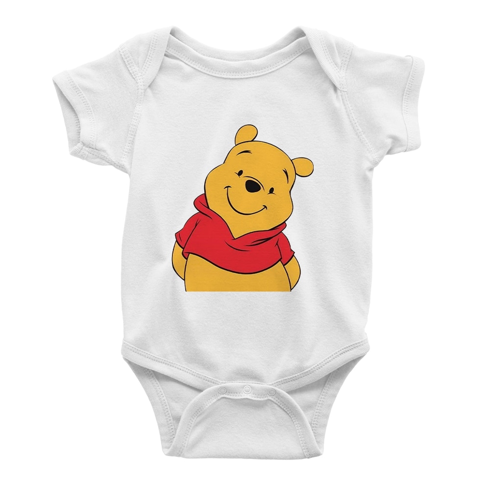 Winnie the Pooh Donkey Eeyore Wear Pajamas Print Infant Jumpsuit Short Sleeve Summer Baby Girl Boy Romper Newborn Clothes