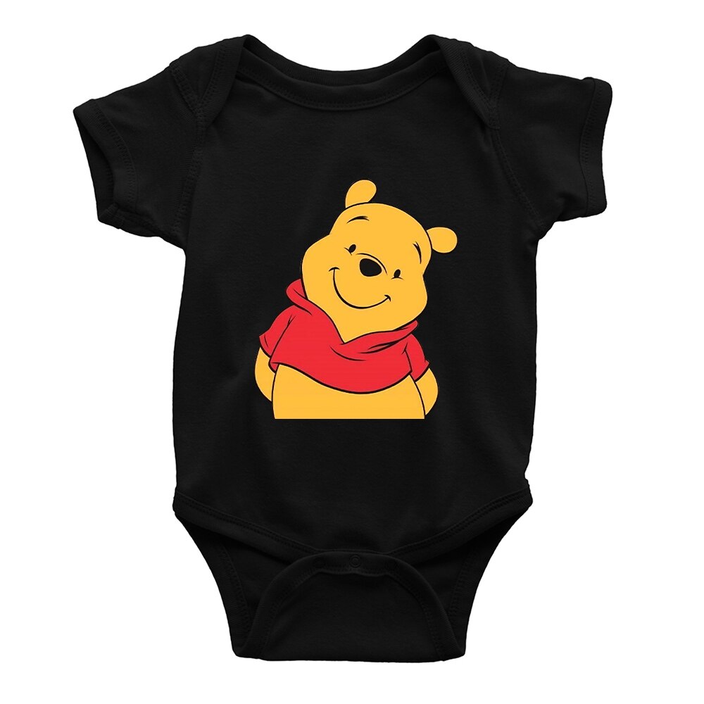 Winnie the Pooh Donkey Eeyore Wear Pajamas Print Infant Jumpsuit Short Sleeve Summer Baby Girl Boy Romper Newborn Clothes