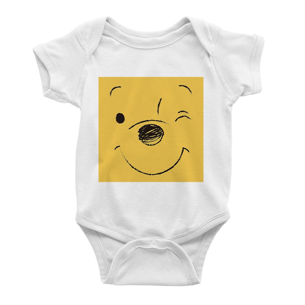 Winnie the Pooh Donkey Eeyore Wear Pajamas Print Infant Jumpsuit Short Sleeve Summer Baby Girl Boy Romper Newborn Clothes