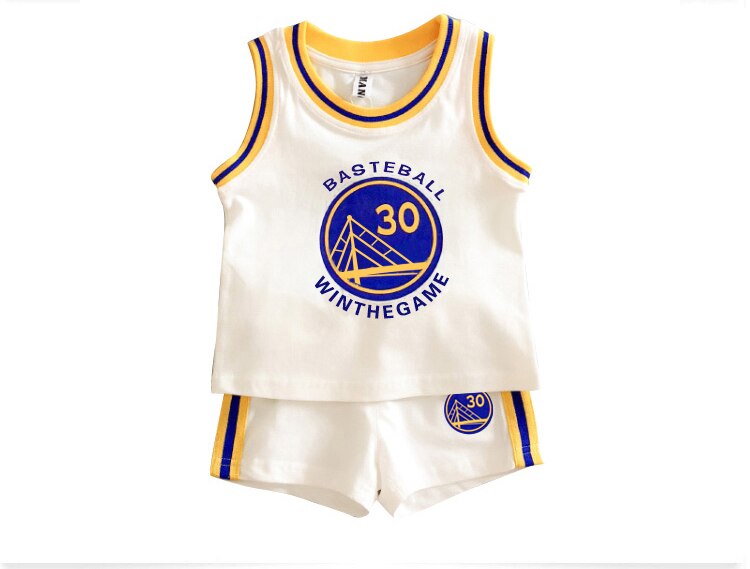 Baby Clothing Sets Toddler Basketball Wear Baby Boys Girl Summer Clothes Kids Vest Shorts Sports Jersey 2Pcs Suits Outfits