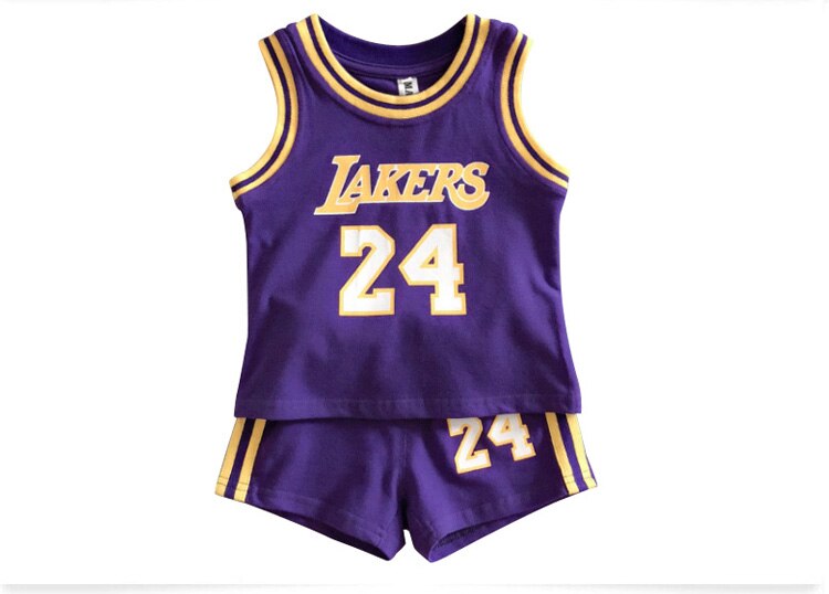 Baby Clothing Sets Toddler Basketball Wear Baby Boys Girl Summer Clothes Kids Vest Shorts Sports Jersey 2Pcs Suits Outfits