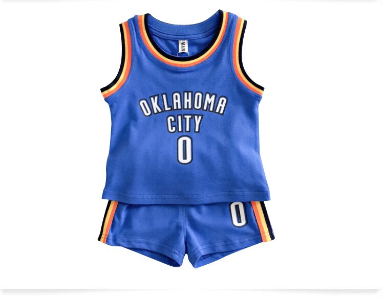 Baby Clothing Sets Toddler Basketball Wear Baby Boys Girl Summer Clothes Kids Vest Shorts Sports Jersey 2Pcs Suits Outfits