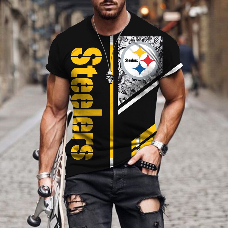 Summer New Men's T Shirt Fitness Casual Harajuku Packers NFL 3D O Neck Short Sleeve Oversized Mens Pop Summer New Men's T Shirt Fitness Casual Harajuku Packers NFL 3D O Neck Short Sleeve Oversized Mens Pop