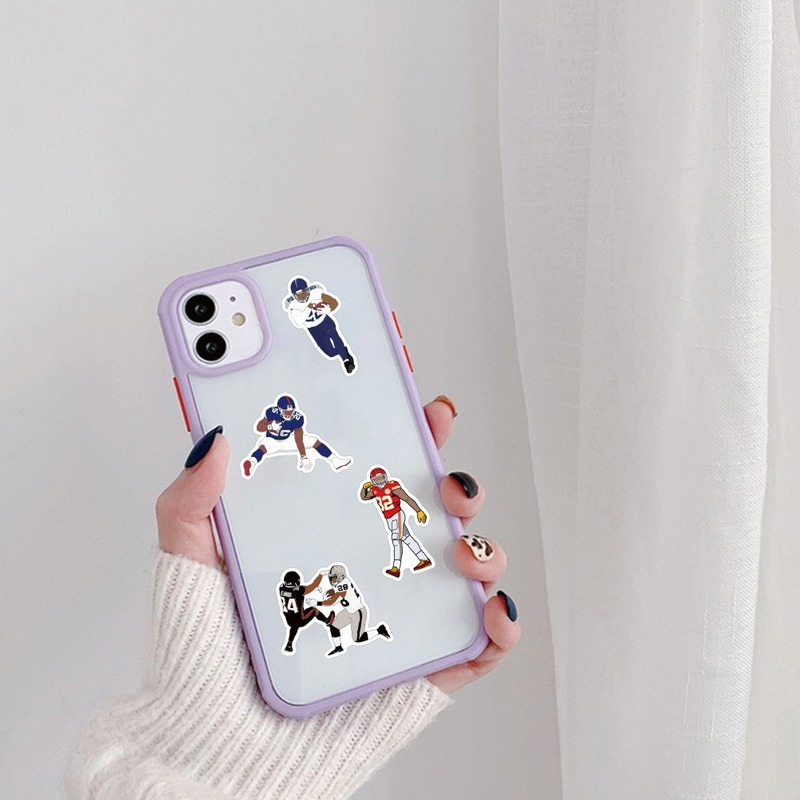 10/25/50pcs American Football Rugby Graffiti NFL Stickers Sports for Travel Luggage Refrigerator Phone Laptop Water Cup Car 10/25/50pcs American Football Rugby Graffiti NFL Stickers Sports for Travel Luggage Refrigerator Phone Laptop Water Cup Car