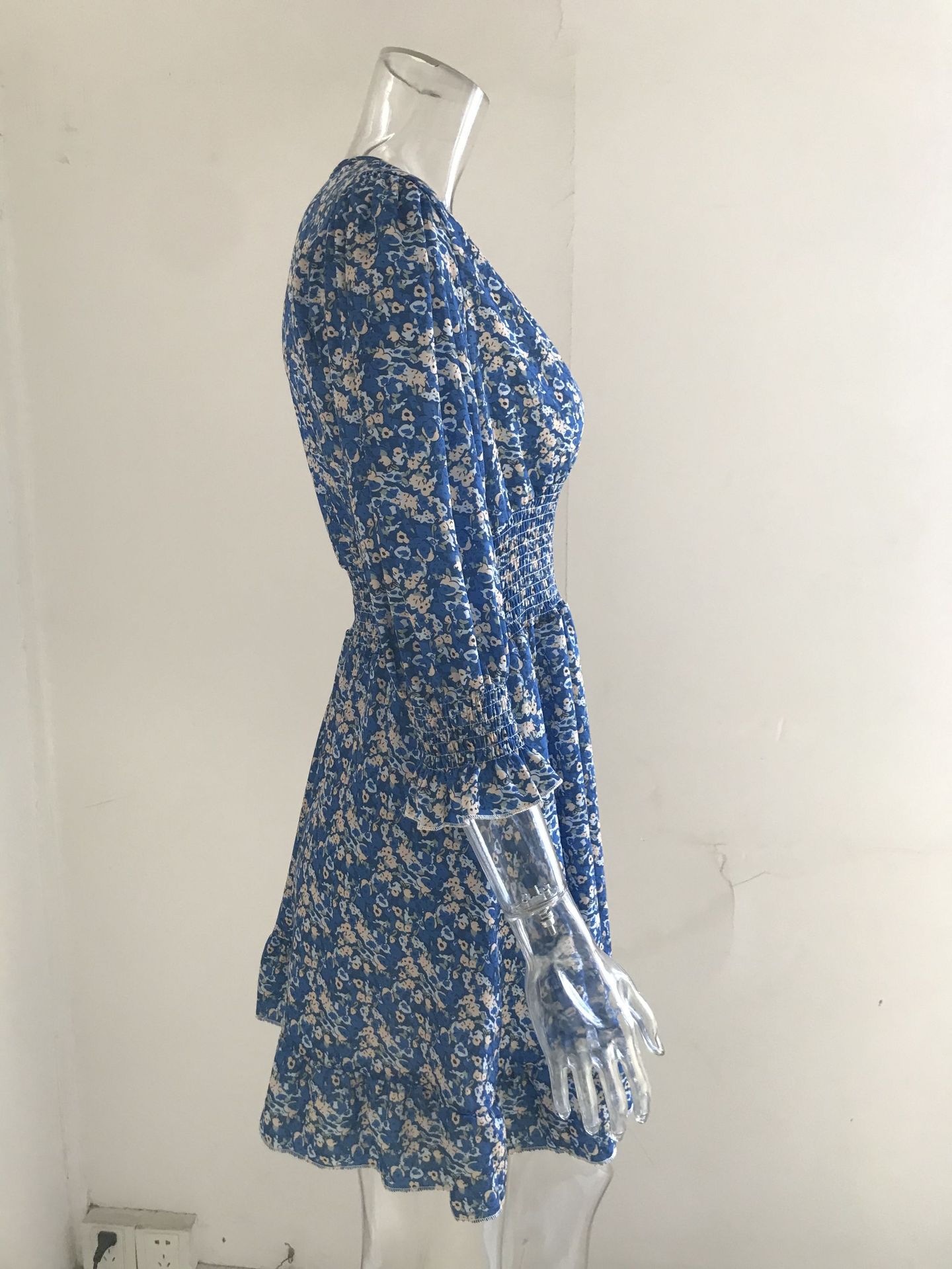 Boho Summer Dress Woman Elegant Floral Printing Ruffle Party Dresses Sexy Deep V Neck High Waist Beach Sundress Pullover Vestido Boho Summer Dress Woman Elegant Floral Printing Ruffle Party Dresses Sexy Deep V Neck High Waist Beach Sundress Pullover Vestido