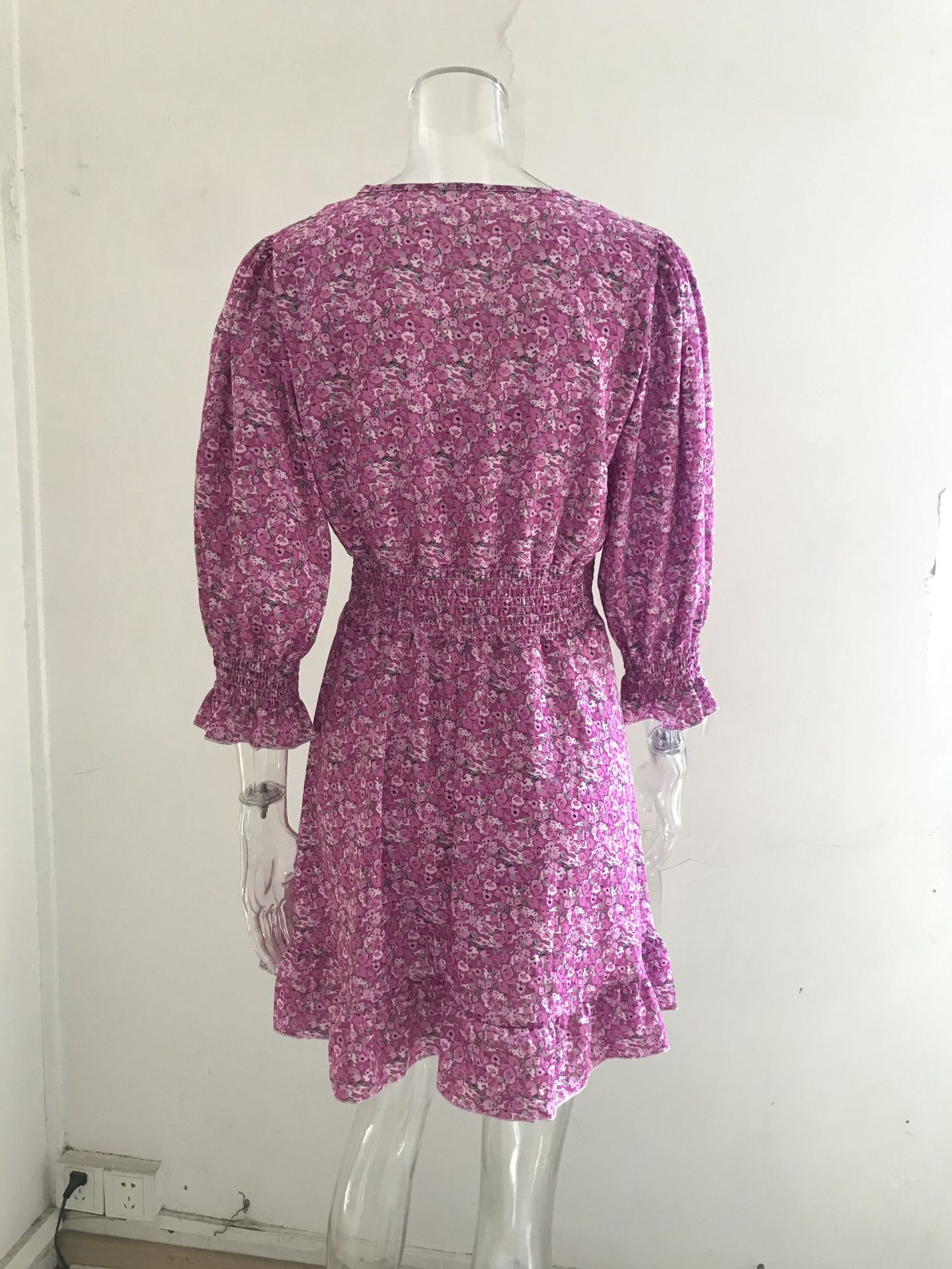 Boho Summer Dress Woman Elegant Floral Printing Ruffle Party Dresses Sexy Deep V Neck High Waist Beach Sundress Pullover Vestido Boho Summer Dress Woman Elegant Floral Printing Ruffle Party Dresses Sexy Deep V Neck High Waist Beach Sundress Pullover Vestido