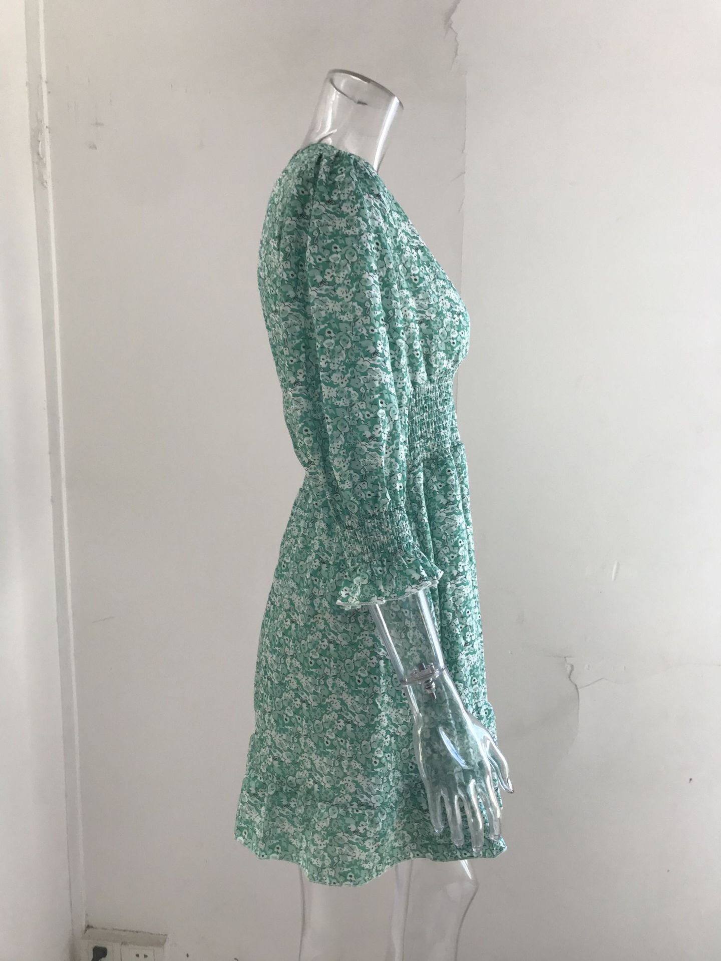 Boho Summer Dress Woman Elegant Floral Printing Ruffle Party Dresses Sexy Deep V Neck High Waist Beach Sundress Pullover Vestido Boho Summer Dress Woman Elegant Floral Printing Ruffle Party Dresses Sexy Deep V Neck High Waist Beach Sundress Pullover Vestido