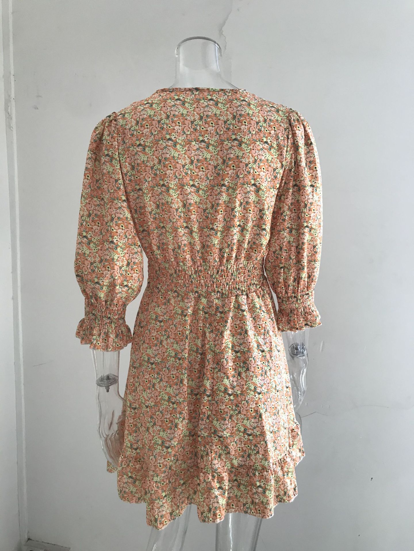 Boho Summer Dress Woman Elegant Floral Printing Ruffle Party Dresses Sexy Deep V Neck High Waist Beach Sundress Pullover Vestido Boho Summer Dress Woman Elegant Floral Printing Ruffle Party Dresses Sexy Deep V Neck High Waist Beach Sundress Pullover Vestido