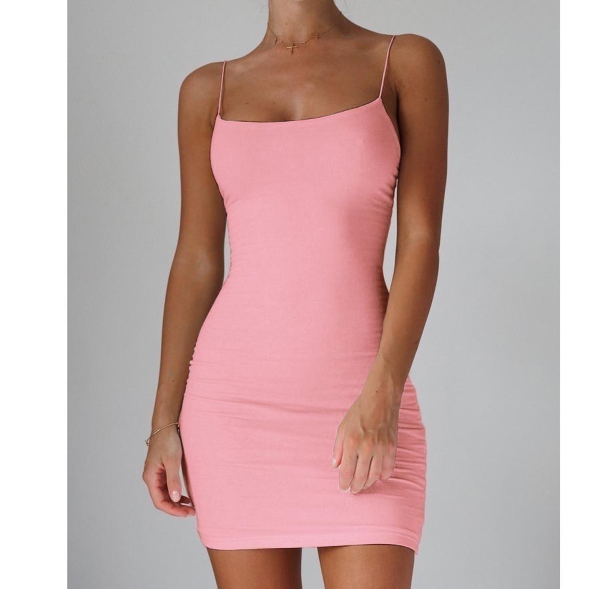 New Spring and Summer Dress European American Nightclub Hanging Neck Long Skirt Sexy Solid Color Tight-fitting Hip Skirts Women New Spring and Summer Dress European American Nightclub Hanging Neck Long Skirt Sexy Solid Color Tight-fitting Hip Skirts Women