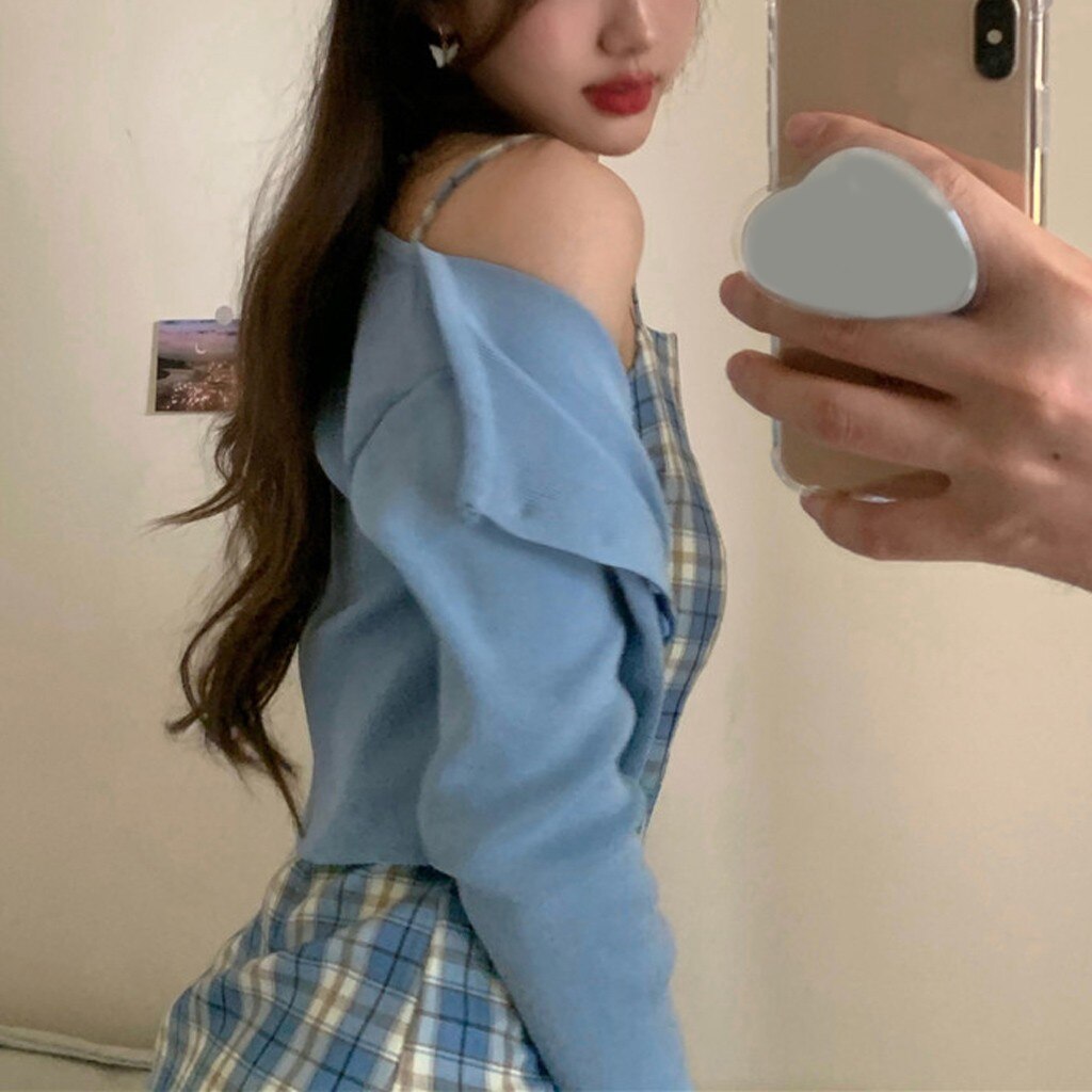 Women Fashion Lattice Print Slim Sexy Dress Sleeveless Strap Dress Mini Dresses Mid Length Summer Dresses Women Fashion Lattice Print Slim Sexy Dress Sleeveless Strap Dress Mini Dresses Mid Length Summer Dresses