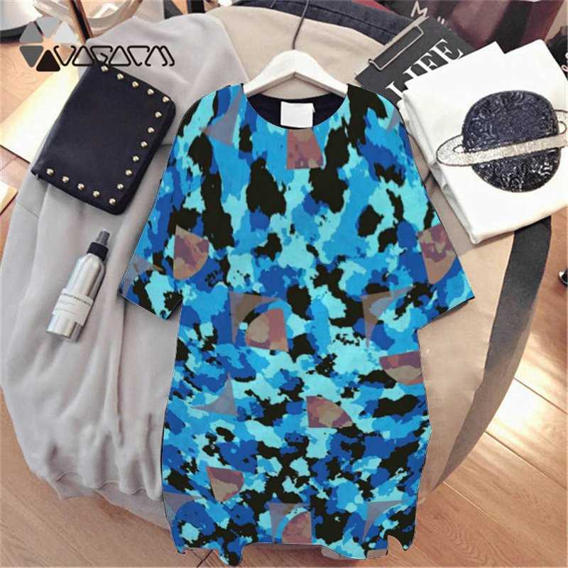 Blue Dress Vintage Rhombus Print Beach Dresses Short Sleeve Korean Dress O Neck One Piece Korea Ladies Sundresses Women Clothing Blue Dress Vintage Rhombus Print Beach Dresses Short Sleeve Korean Dress O Neck One Piece Korea Ladies Sundresses Women Clothing