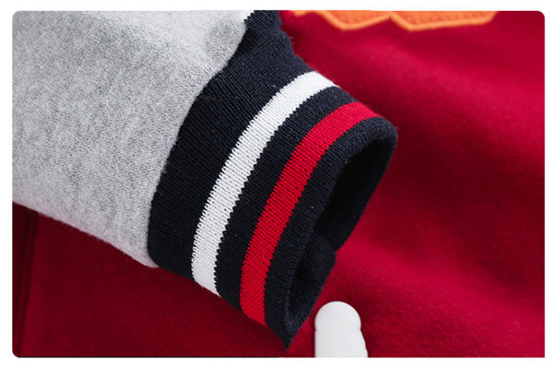 Kids Boys Jackets Baseball Suits Children Fashion Outerwear Letter Fleece Jacket Spring Autumn Teenager Cardigan Child Clothes Kids Boys Jackets Baseball Suits Children Fashion Outerwear Letter Fleece Jacket Spring Autumn Teenager Cardigan Child Clothes