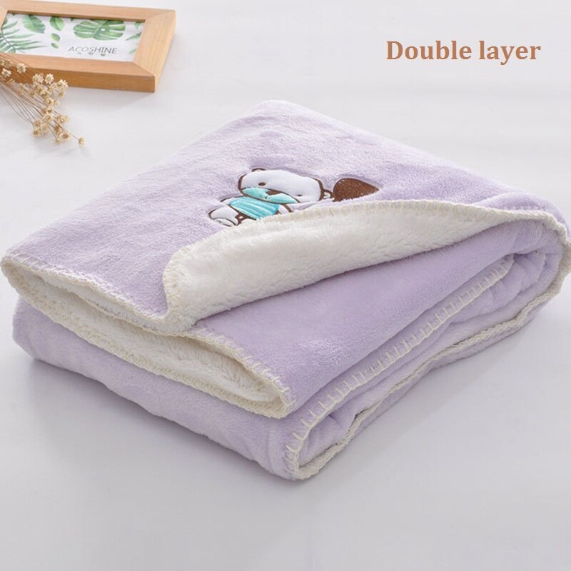 High Quality Baby Thermal Fleece Cobertor Blanket Infant Swaddle Nap Receiving Stroller Wrap Blankets For Newborn Baby Bedding High Quality Baby Thermal Fleece Cobertor Blanket Infant Swaddle Nap Receiving Stroller Wrap Blankets For Newborn Baby Bedding