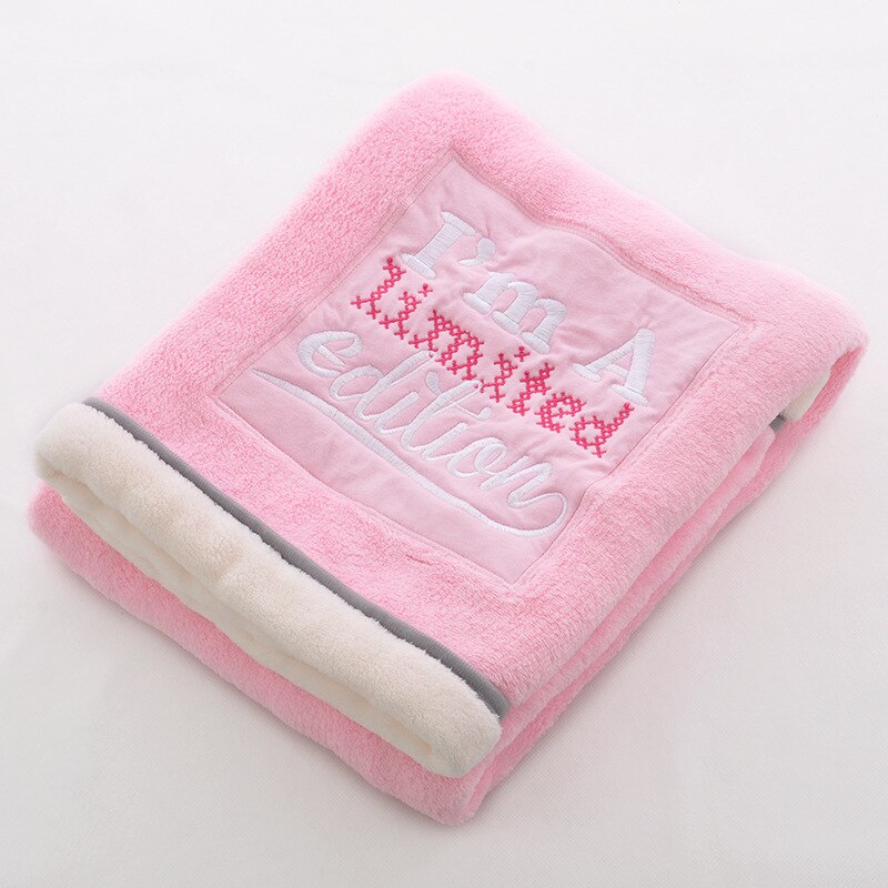 High Quality Baby Thermal Fleece Cobertor Blanket Infant Swaddle Nap Receiving Stroller Wrap Blankets For Newborn Baby Bedding High Quality Baby Thermal Fleece Cobertor Blanket Infant Swaddle Nap Receiving Stroller Wrap Blankets For Newborn Baby Bedding