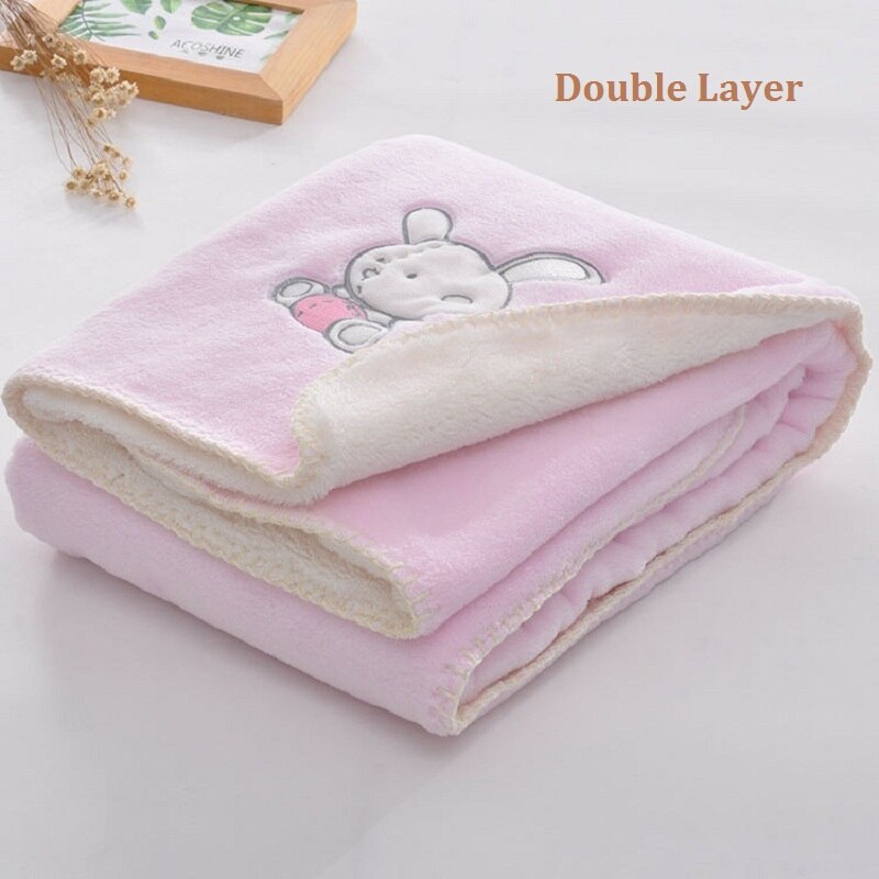 High Quality Baby Thermal Fleece Cobertor Blanket Infant Swaddle Nap Receiving Stroller Wrap Blankets For Newborn Baby Bedding High Quality Baby Thermal Fleece Cobertor Blanket Infant Swaddle Nap Receiving Stroller Wrap Blankets For Newborn Baby Bedding