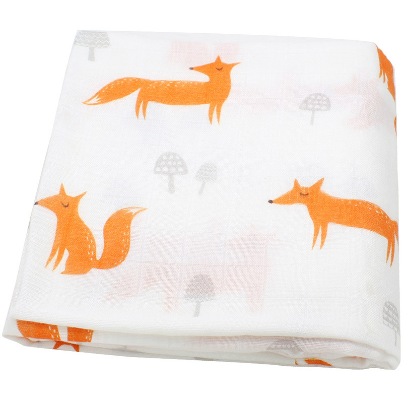 Bamboo Cotton Soft Baby Blankets Newborn Muslin Swaddle Blanket for Newborn Girl and Boy Baby Bath Towel