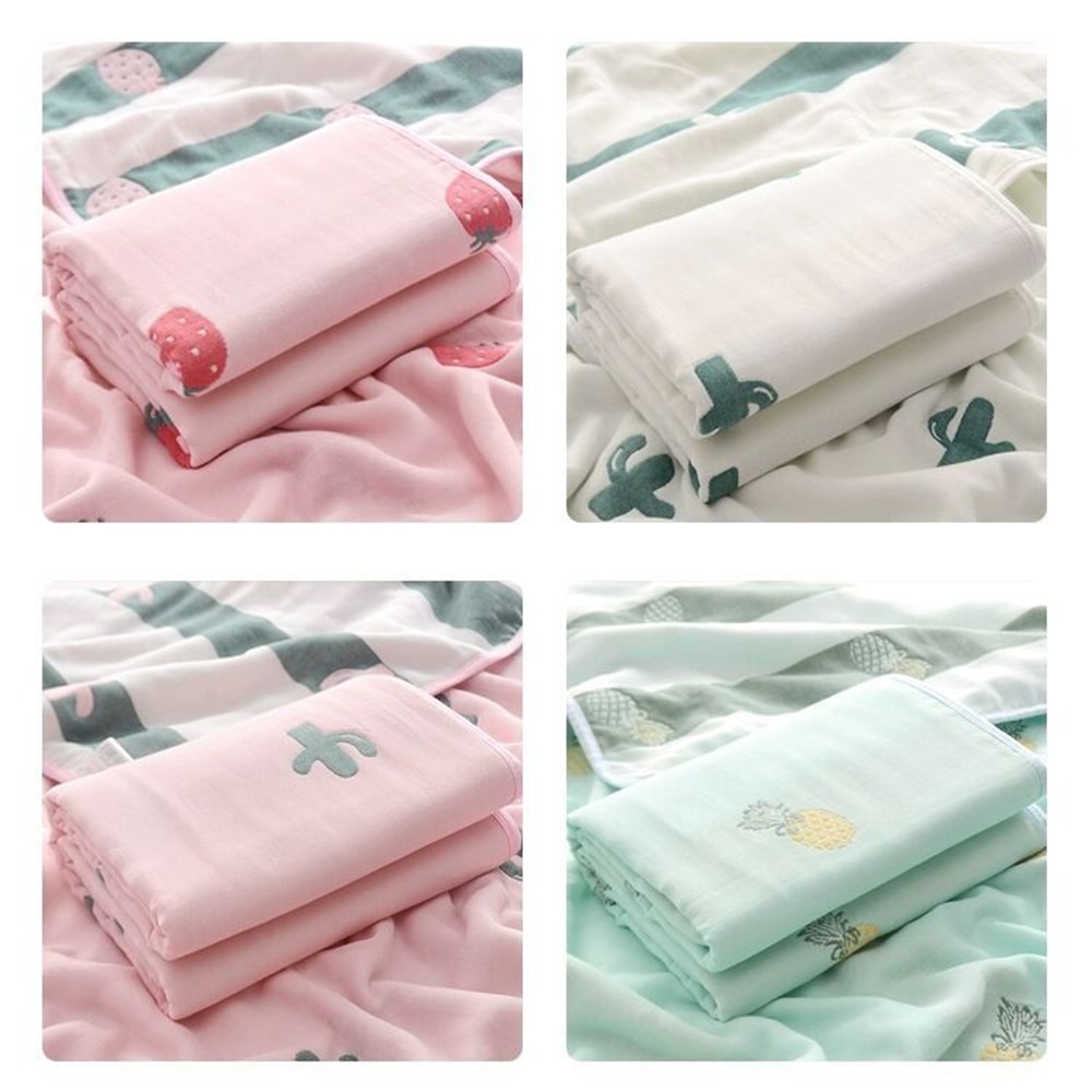 Kangobaby #My Soft Life# 6 Layers Muslin Cotton Newborn Bath Towel Multi Use Super Absorbent Baby Blanket Infant Swaddle Kangobaby #My Soft Life# 6 Layers Muslin Cotton Newborn Bath Towel Multi Use Super Absorbent Baby Blanket Infant Swaddle