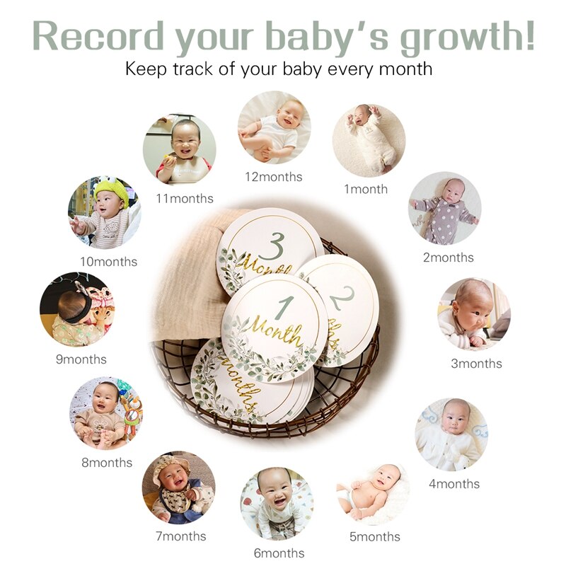 1Set Baby Milestone Cards Paper Made Water Droplets Memorial Birth Monthly Kids Commemorative Card Baby Photography Props 1Set Baby Milestone Cards Paper Made Water Droplets Memorial Birth Monthly Kids Commemorative Card Baby Photography Props