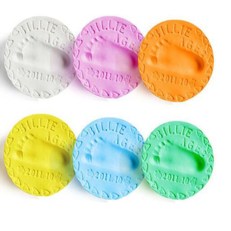 DIY Newborn Baby Souvenirs Hand Print Footprint Non-toxic Clay Kit Casting Parent-child Hand Ink Pad Fingerprint Toys DIY Newborn Baby Souvenirs Hand Print Footprint Non-toxic Clay Kit Casting Parent-child Hand Ink Pad Fingerprint Toys