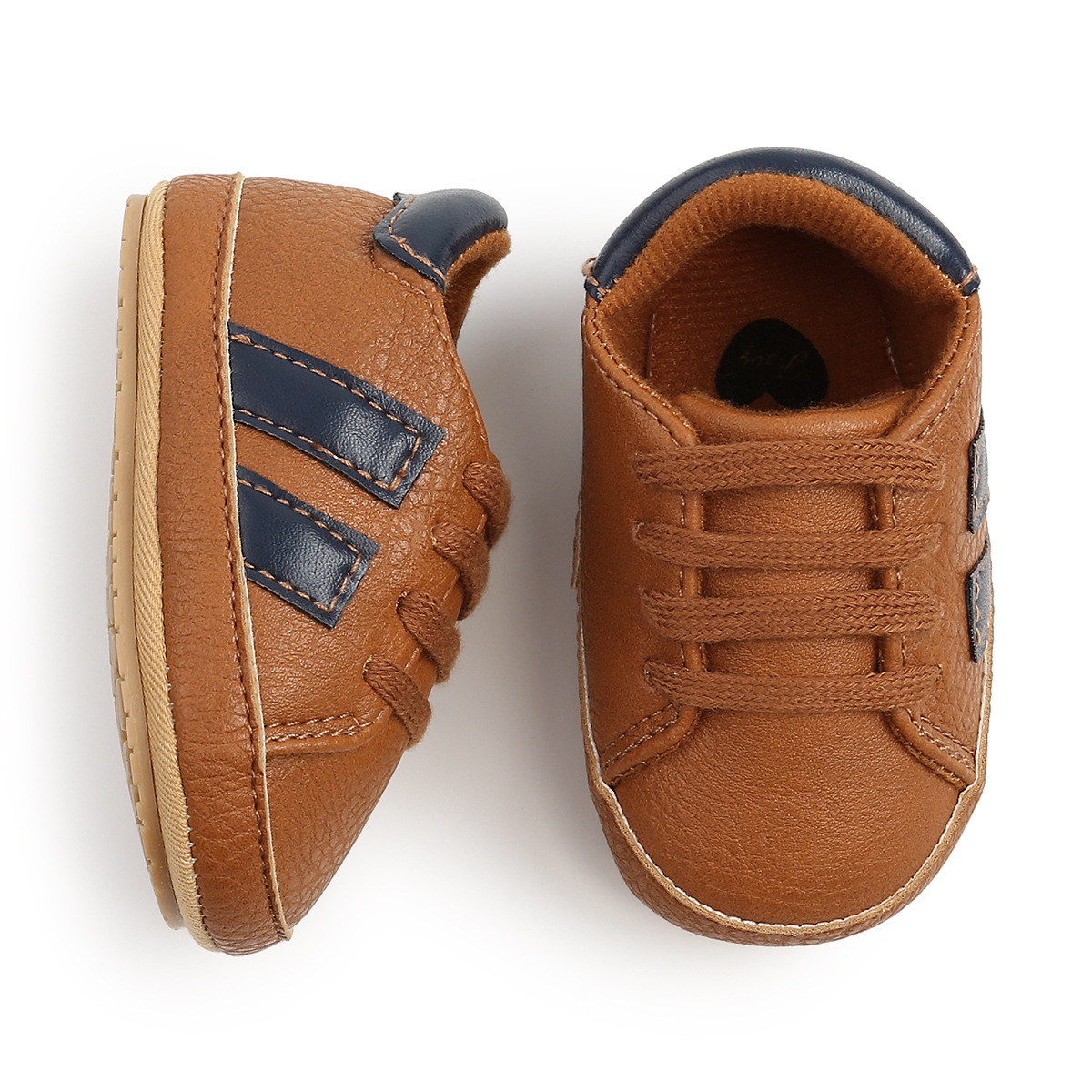 Newborn Baby Shoes Classic Stripe Leather Boy Girl Shoes Multicolor Toddler Rubber Sole Anti-slip First Walkers Infant Moccasins Newborn Baby Shoes Classic Stripe Leather Boy Girl Shoes Multicolor Toddler Rubber Sole Anti-slip First Walkers Infant Moccasins