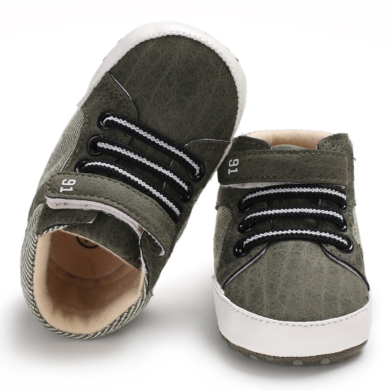 Baby Shoes Boy Newborn Infant Toddler Casual Comfor Cotton Sole Anti-slip PU Leather First Walkers Crawl Crib Moccasins Shoes