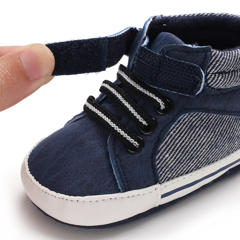 Baby Shoes Boy Newborn Infant Toddler Casual Comfor Cotton Sole Anti-slip PU Leather First Walkers Crawl Crib Moccasins Shoes