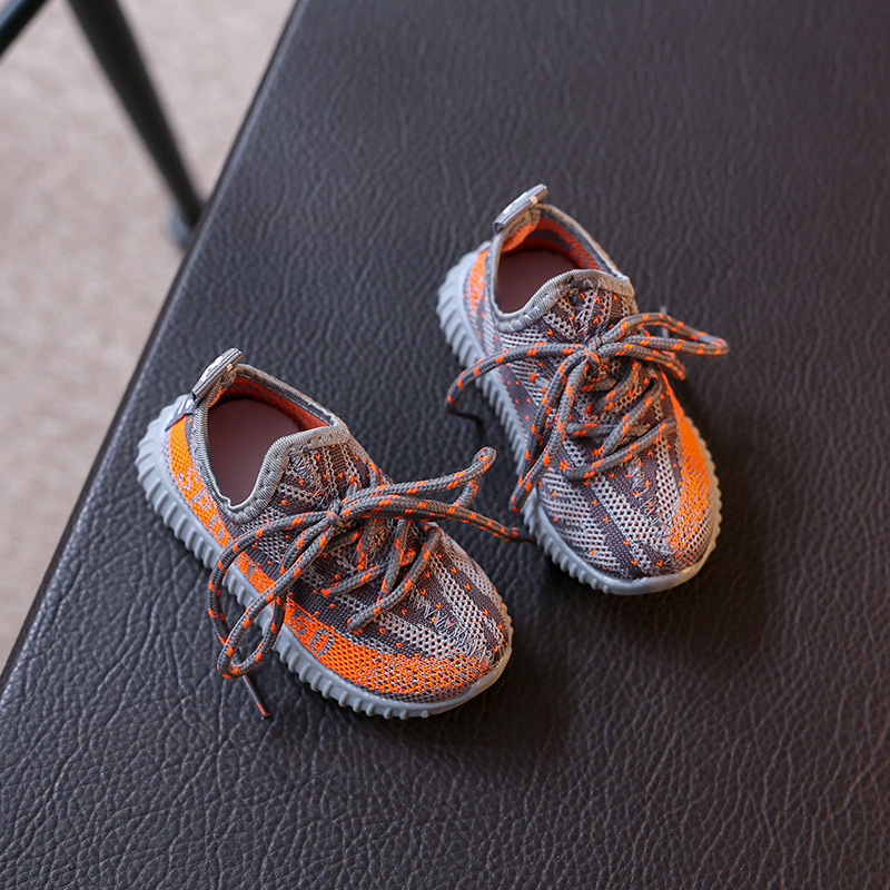 Spring Baby Shoes Boy Girl Breathable Knitting Mesh Toddler Shoes Fashion Infant Sneakers Soft Comfortable Child Shoes