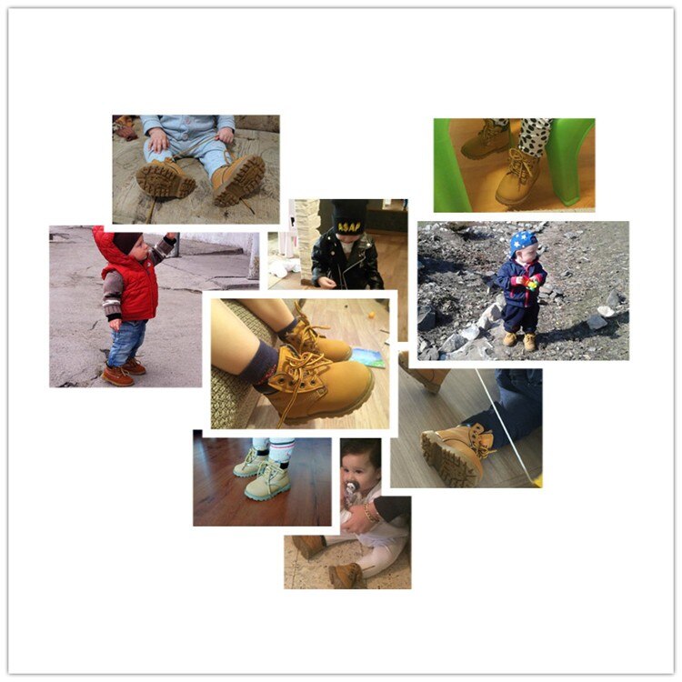 Autumn Winter Baby Boots Toddler Fashion Boots Kids Shoes Boys Girls Snow Boots Girls Boys Plush Fashion Boots Shoes Size 21-30