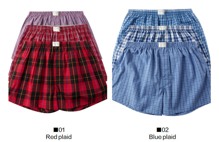 Giordano Men Boxer 3-pack Multi Color Boxers Men 100% Cotton Male Underwear Comfortable Boxershorts Men Calzoncillo Hombre