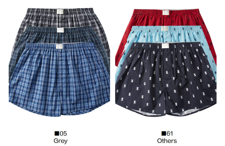 Giordano Men Boxer 3-pack Multi Color Boxers Men 100% Cotton Male Underwear Comfortable Boxershorts Men Calzoncillo Hombre