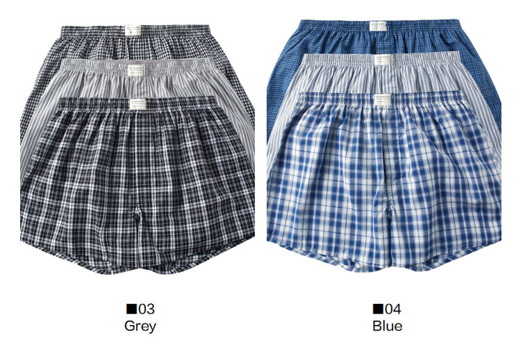 Giordano Men Boxer 3-pack Multi Color Boxers Men 100% Cotton Male Underwear Comfortable Boxershorts Men Calzoncillo Hombre