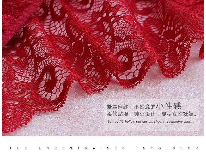 Women panties Luxury Lace side large women's underwear Europe and America narrow crotch low waist briefs European size