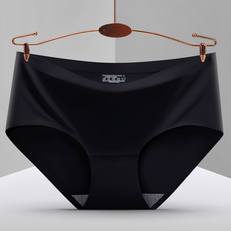 3pcs Sexy Women's Panties Ice Silk Seamless Underwear Girl Lingerie Breathable Comfort Briefs Large Size Panties Women Underpant 3pcs Sexy Women's Panties Ice Silk Seamless Underwear Girl Lingerie Breathable Comfort Briefs Large Size Panties Women Underpant