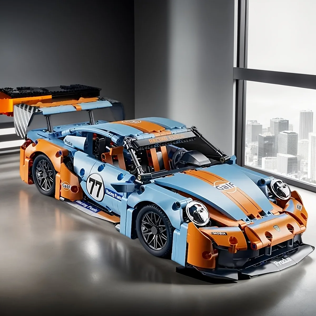 City technological 911 Compete Speed Race Car RC Building Block Famous Supercar Drift Racing Brick Boy Festival Toys Gifts