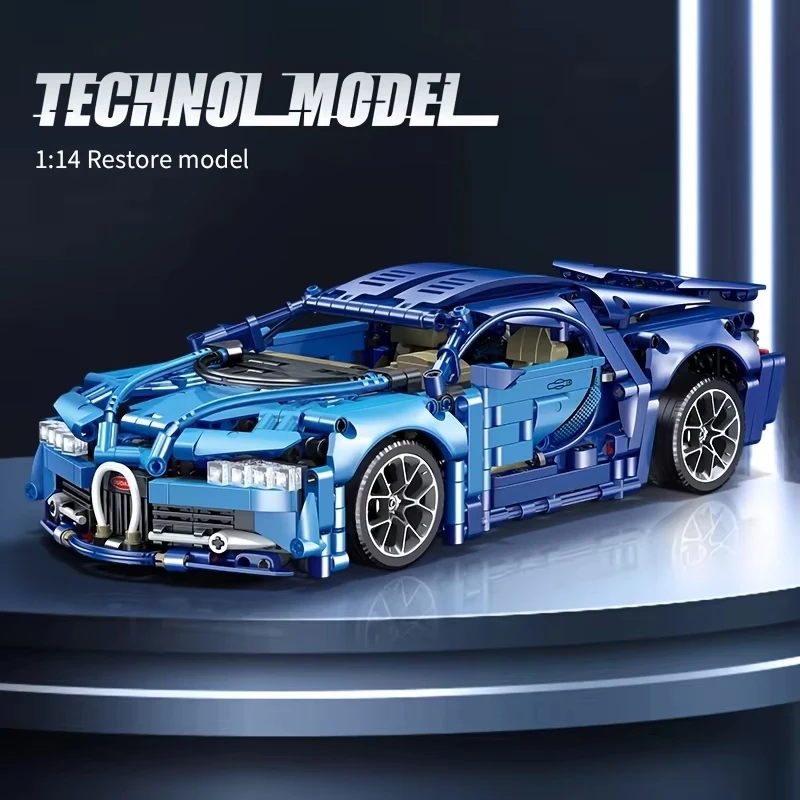 ToylinX Bluce Sports Car MOC Building Blocks Kit, 1:14 Scale Sports Car Model Toys(1259Pcs),Gift for Adults and Kids ToylinX Bluce Sports Car MOC Building Blocks Kit, 1:14 Scale Sports Car Model Toys(1259Pcs),Gift for Adults and Kids