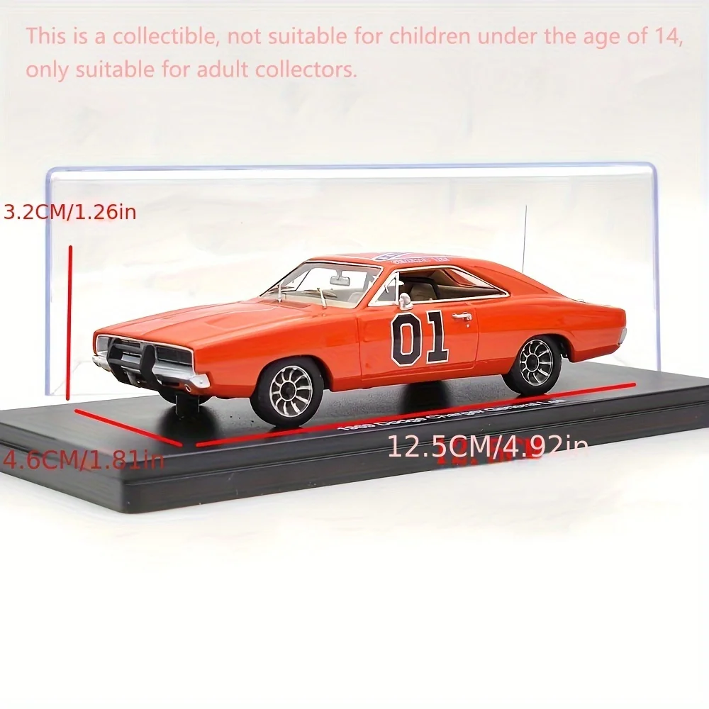 Auto World 1:43 Charger 1969 General Lee Red AWRSS1151 Limited Edition Resin Model Car Collection Auto Toys Gift